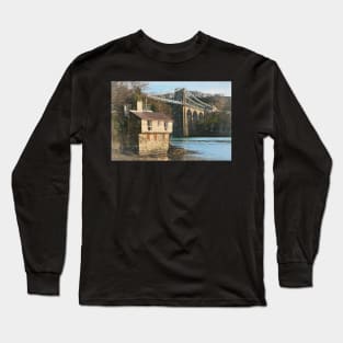 The Menai Suspension Bridge Long Sleeve T-Shirt